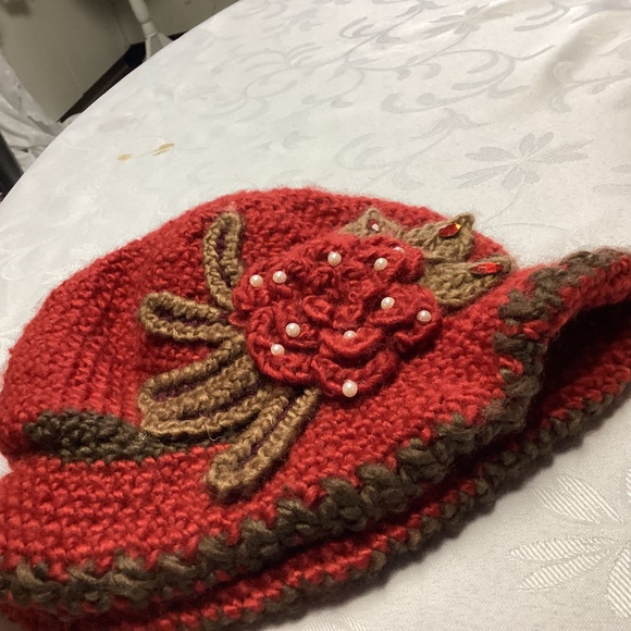 Beautiful handmade hat loaded with design style lined  ANNIE HALL VIBES 💃 - Picture 6 of 9